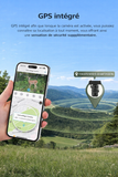 Caméra de Chasse 4G Solaire 3MP HD avec GPS, Vision Nocturne, Suivi à Distance