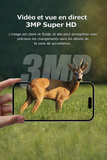 Caméra de Chasse 4G Solaire 3MP HD avec GPS, Vision Nocturne, Suivi à Distance