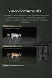 Caméra de Chasse 4G Solaire 3MP HD avec GPS, Vision Nocturne, Suivi à Distance