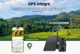Caméra de Chasse 4G Solaire 3MP HD avec GPS, Vision Nocturne, Suivi à Distance