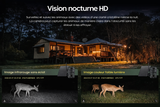 Caméra de Chasse 4G Solaire 3MP HD avec GPS, Vision Nocturne, Suivi à Distance