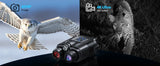 Jumelles de Vision Nocturne 4K 3" Zoom 8X Lampe Tactique Batterie 5000mAh Infrarouge