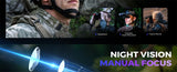 Jumelles de Vision Nocturne Zoom 5X, 300m, Support pour Camping, Chasse