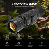 Monoculaire Thermique Capteur 384x288 Zoom 4X Micro-OLED 1047x768, 64 Go