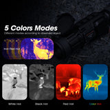 Monoculaire Thermique Capteur 384x288 Zoom 4X Micro-OLED 1047x768, 64 Go