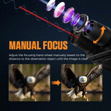 Jumelles de Vision Nocturne Écran 3", Batterie 5000mAh, Zoom 8X, Vidéo 4K