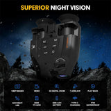Jumelles de Vision Nocturne Zoom 5X, 300m, Support pour Camping, Chasse