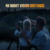 Jumelles de Vision Nocturne Écran 3", Batterie 5000mAh, Zoom 8X, Vidéo 4K
